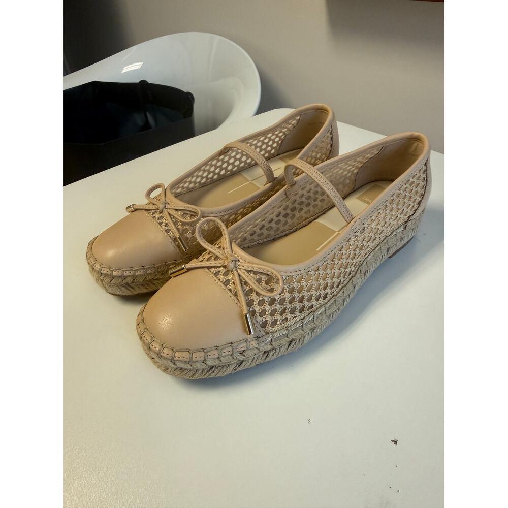Dolce Vita Cadel Mesh Mary Jane Ballet Flat Nude Size 6 - Picture 2 of 5